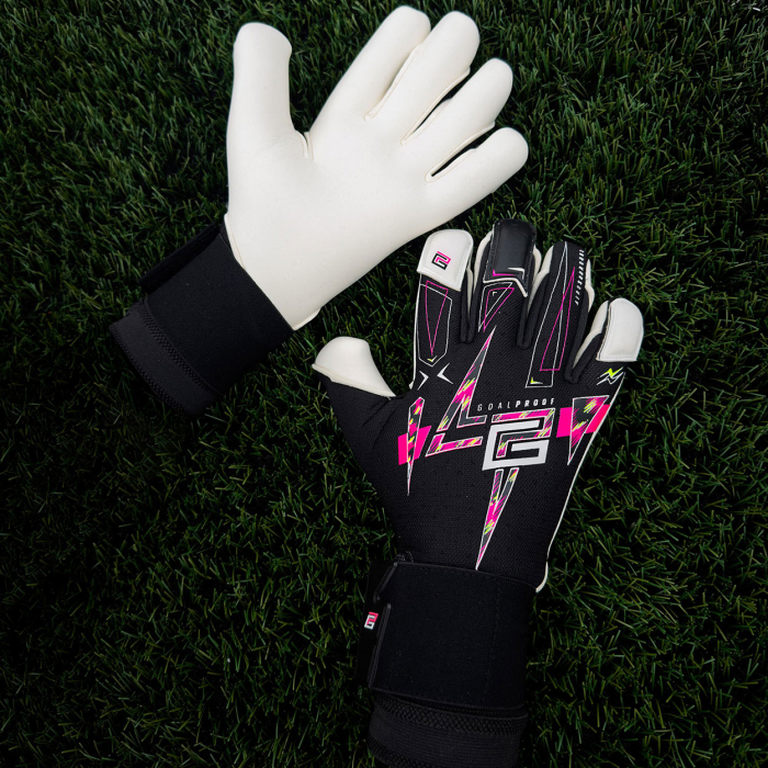 Keeper iD Goalproof POWER 1.0 Hybrid NC Goalkeeper Gloves Black / Pink