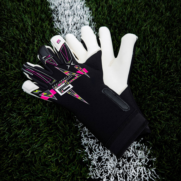 Keeper iD Goalproof POWER 1.0 Hybrid NC Goalkeeper Gloves Black / Pink