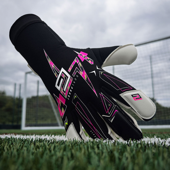 Keeper iD Goalproof POWER 1.0 Hybrid NC Goalkeeper Gloves Black / Pink