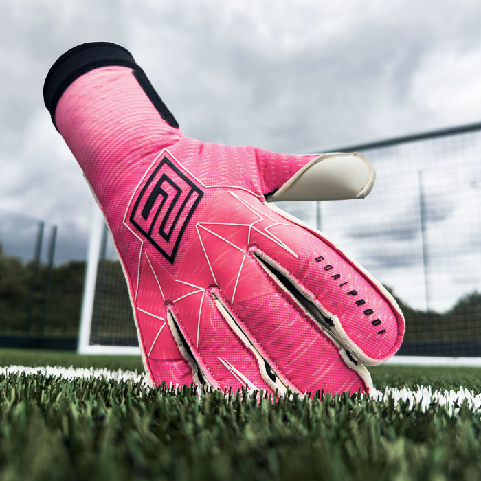 Keeper iD Goalproof SOUND WAVE Surround Goalkeeper Gloves Rush Pink
