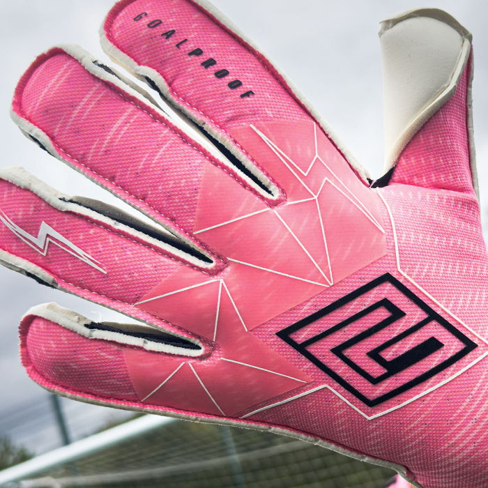 Keeper iD Goalproof SOUND WAVE Surround Goalkeeper Gloves Rush Pink