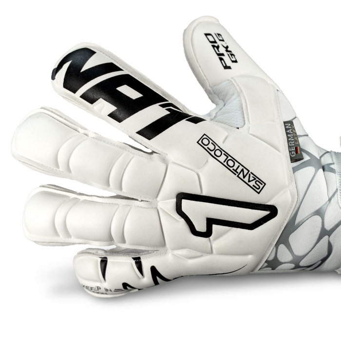 SAPA110 Rinat SANTOLOCO PRO Goalkeeper Gloves White