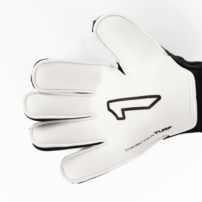 ASNI109 Rinat ASIMETRIK SPINE TURF Junior Goalkeeper Gloves Black
