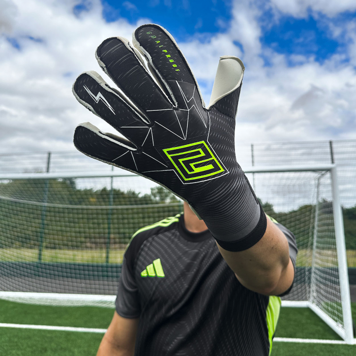 Keeper iD Goalproof SOUND WAVE Surround Goalkeeper Gloves Rush Grey