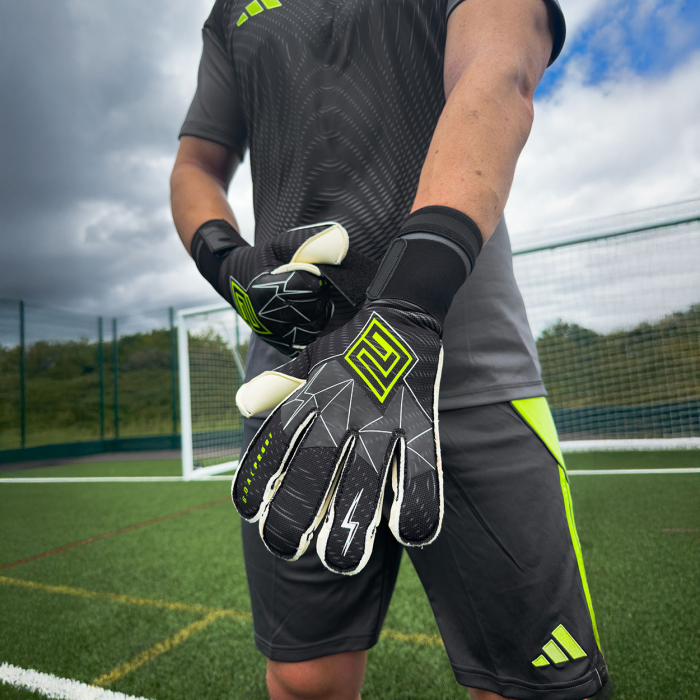 Keeper iD Goalproof SOUND WAVE Surround Goalkeeper Gloves Rush Grey