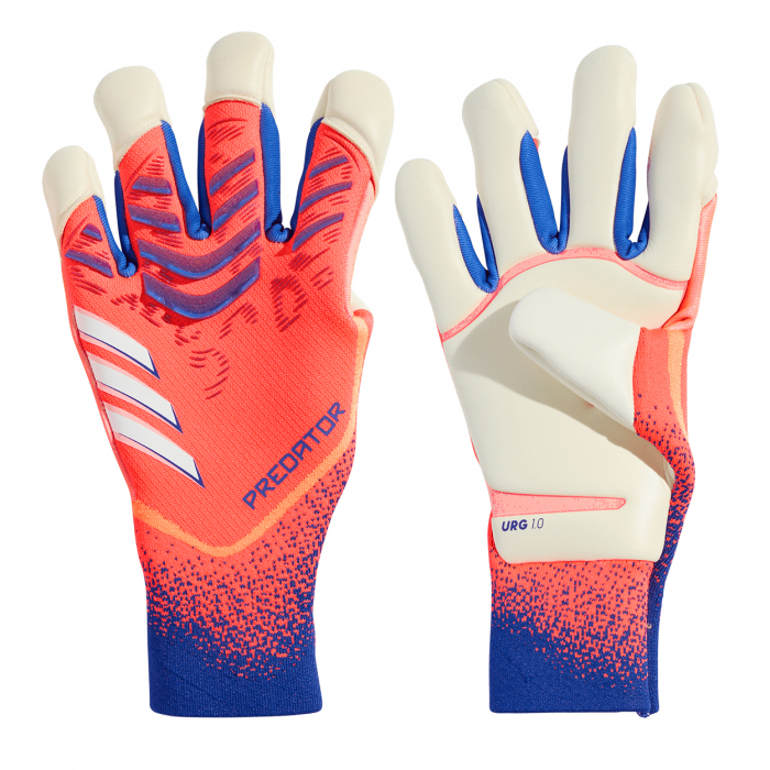 JN6043 adidas Predator Pro Hybrid PROMO Goalkeeper Gloves signal coral