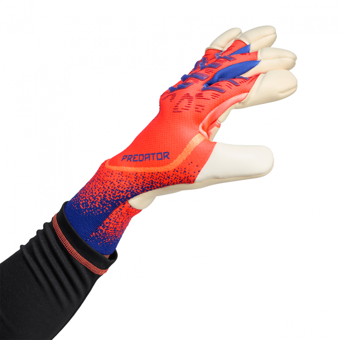 JN6043 adidas Predator Pro Hybrid PROMO Goalkeeper Gloves signal coral