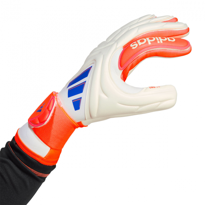 JN5336 adidas Copa Pro Goalkeeper Gloves Off White Signal Coral