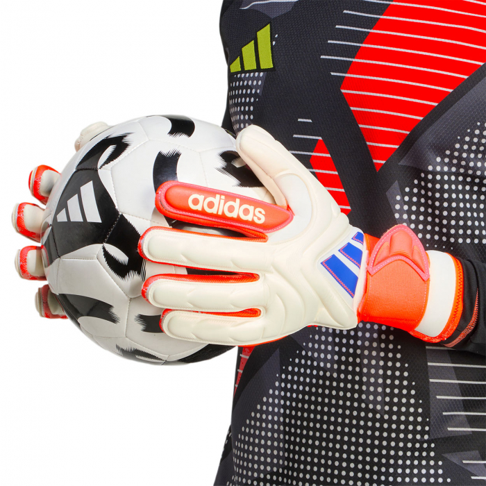 JN5338 adidas Copa GL Pro Promo Goalkeeper Gloves Off White / Signal C