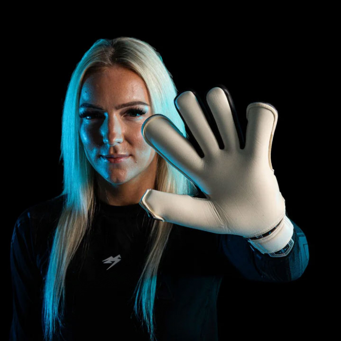 Kaliaaer NitroMAX 3DXi Goalkeeper Gloves Highlighter Blue
