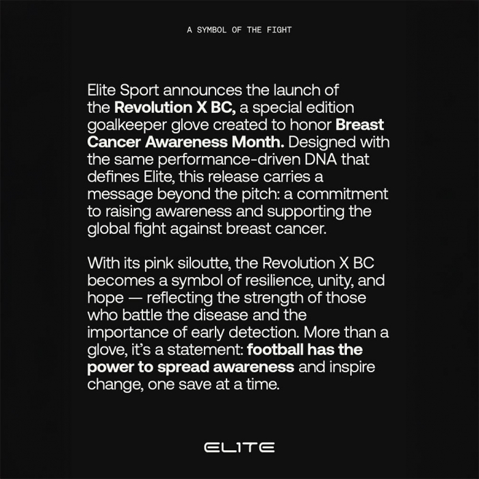 Elite NEO REVOLUTION X Breast Cancer Goalkeeper Gloves Pink