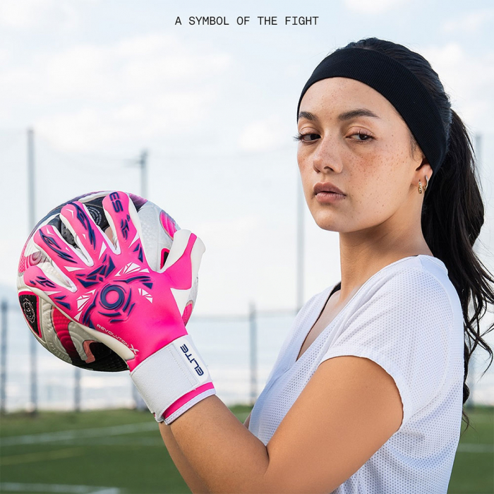 Elite NEO REVOLUTION X Breast Cancer Goalkeeper Gloves Pink