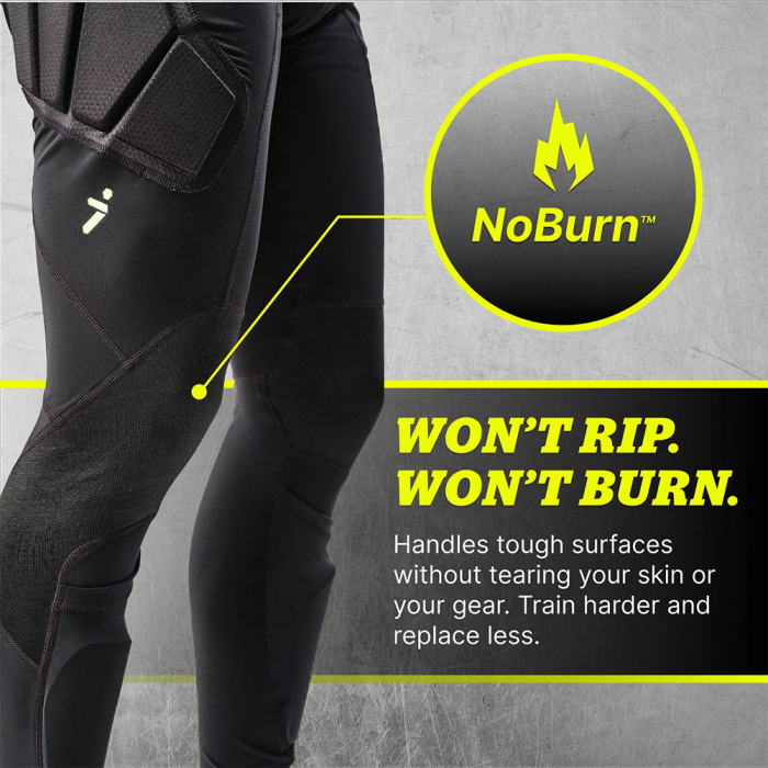 Storellu BodyShield 4 NoBurn Goalkeeper Leggings (Black/Volt)