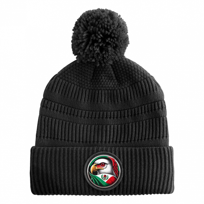 BB530B Keeper iD GK Custom Club Beanie Bobble Hat Black