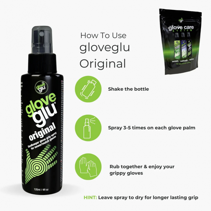 GloveGlu Glove Care System - Wash - Refresh - Revive Pack