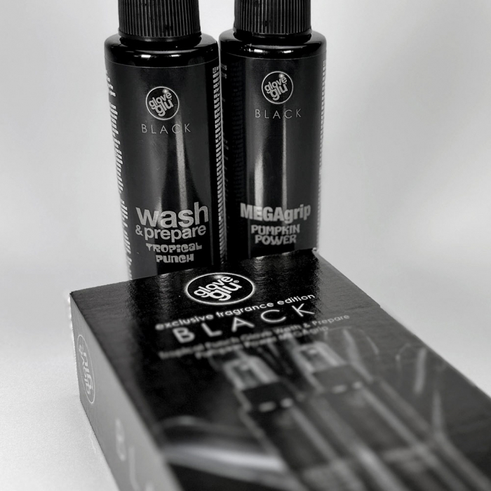 Gloveglu Black Gift Set Mega Grip & Wash