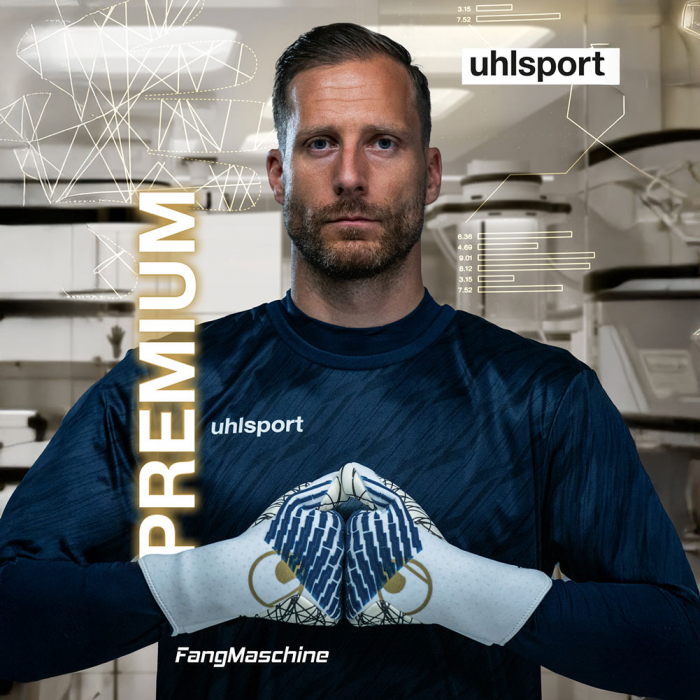  Uhlsport CYBERTEC ULTRAGRIP HN Premium Edition Goalkeeper Gloves whit
