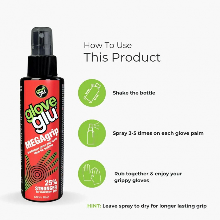 900103 Goalkeeper GloveGlu MEGAGrip Grip Spray