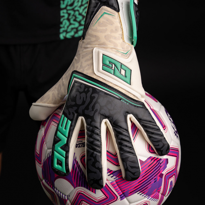 ONE NXT Pro Mentality Monster SL Junior Goalkeeper Gloves White/Green/
