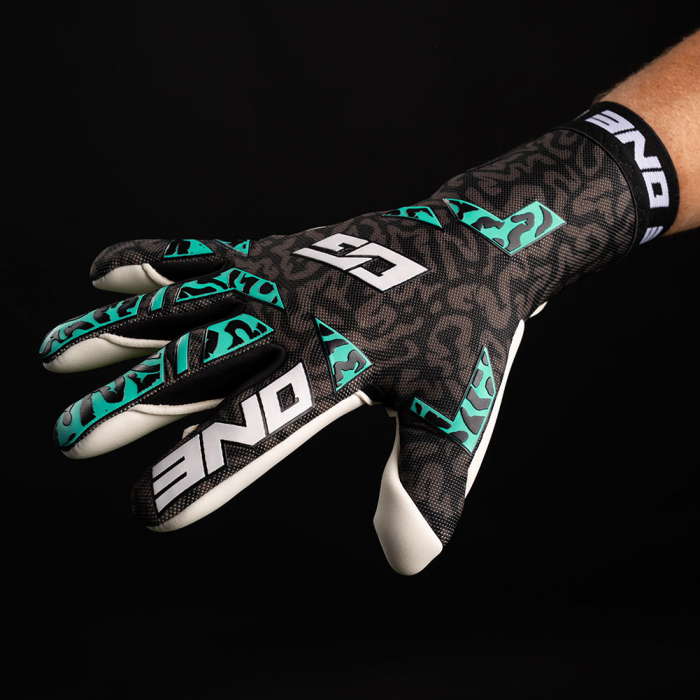  ONE OG1 Mentality Monster Hyla SL Goalkeeper Gloves BLACK/GREEN