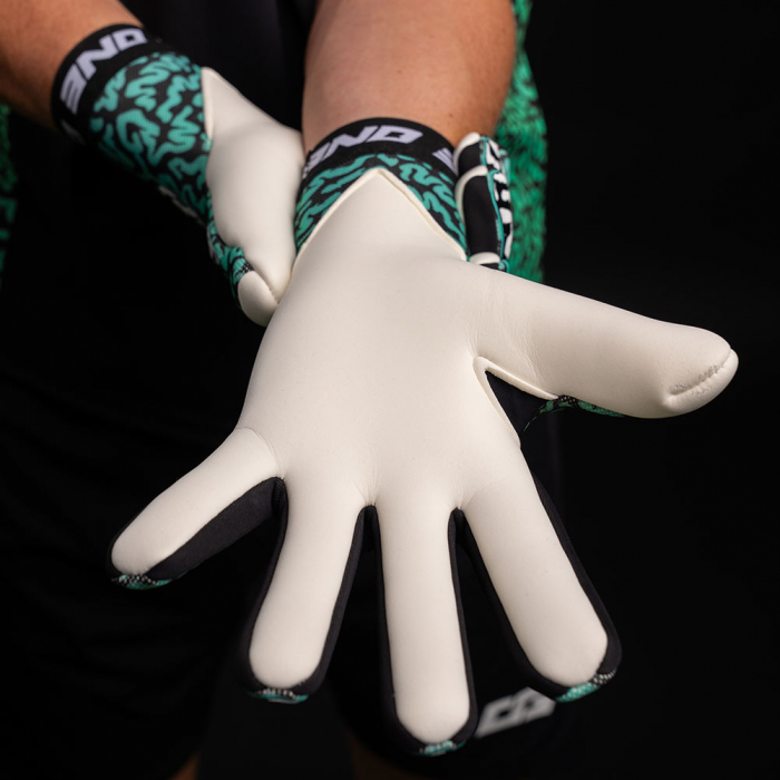ONE OG1 Mentality Monster Negative Junior Goalkeeper Gloves Green/Blac