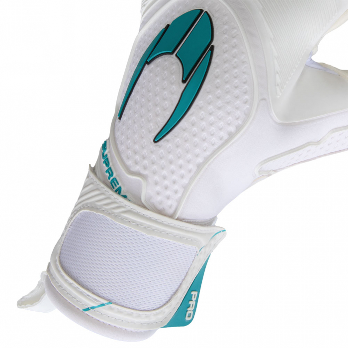 515217 HO SOCCER Supremo II AQUA LITE SMU Goalkeeper Gloves White/Teal