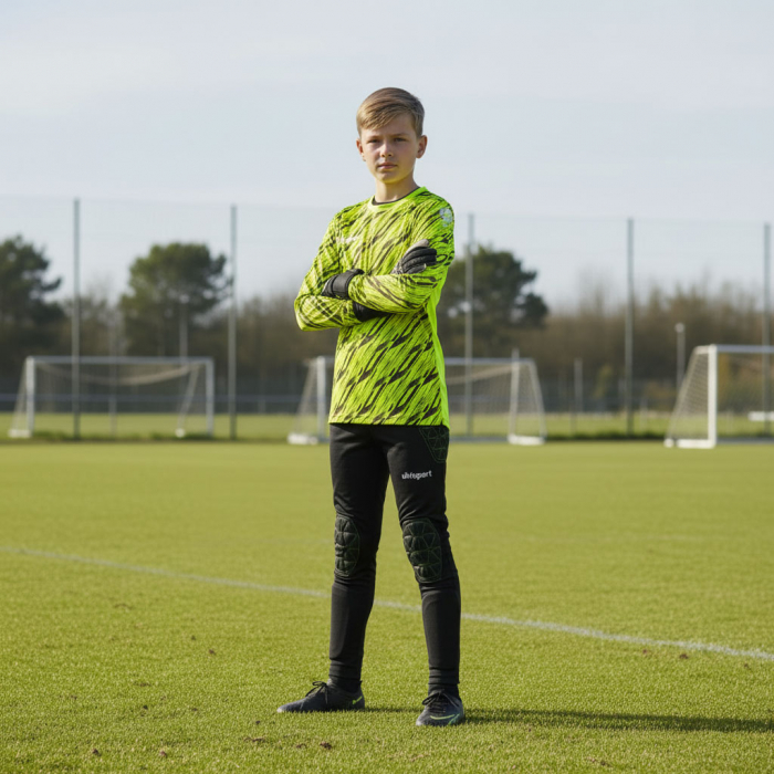 Uhlsport Progressive Goalkeeper Bundle Junior fluo yellow/black