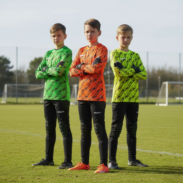 100531972 Uhlsport Progressive Goalkeeper Bundle Junior Green/Black