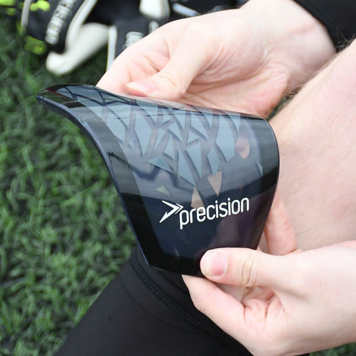 PRA22201 Precision Pro Fusion Flex Customizable Shin Guards Black