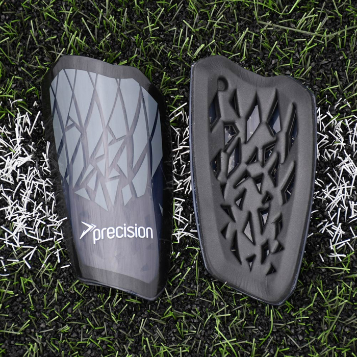 PRA22201 Precision Pro Fusion Flex Customizable Shin Guards Black