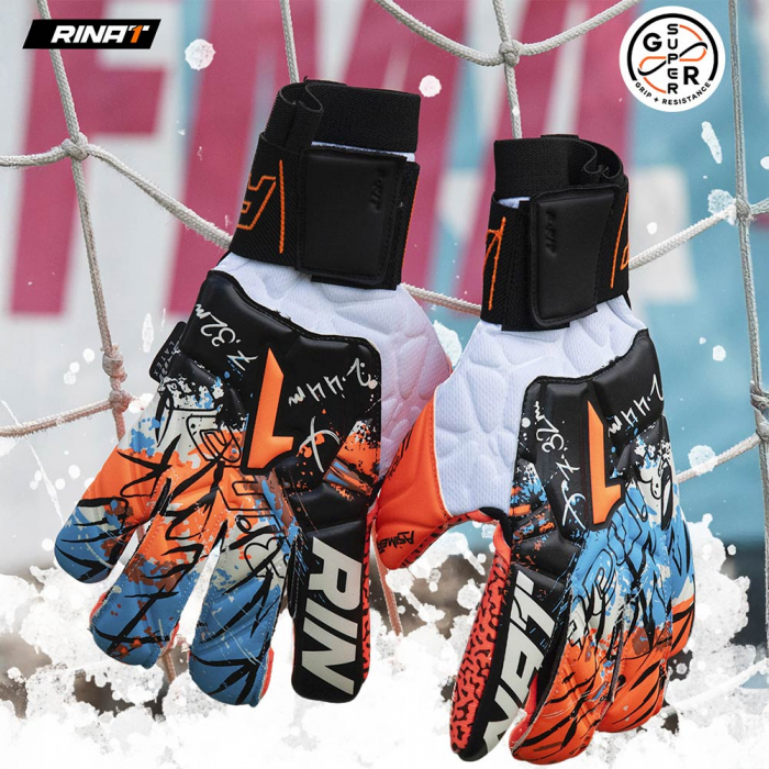 Rinat ASIMETRIK SGR Junior Goalkeeper Gloves White/Orange