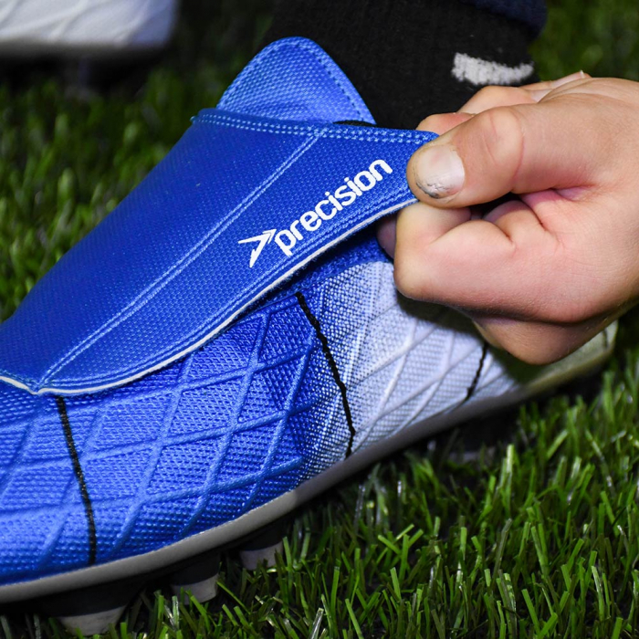 PRS0005 Precision Matrix Junior Football Boots FG White/Blue