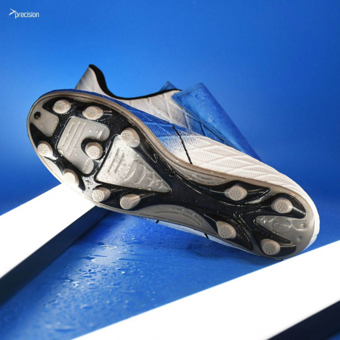 PRS0005 Precision Matrix Junior Football Boots FG White/Blue