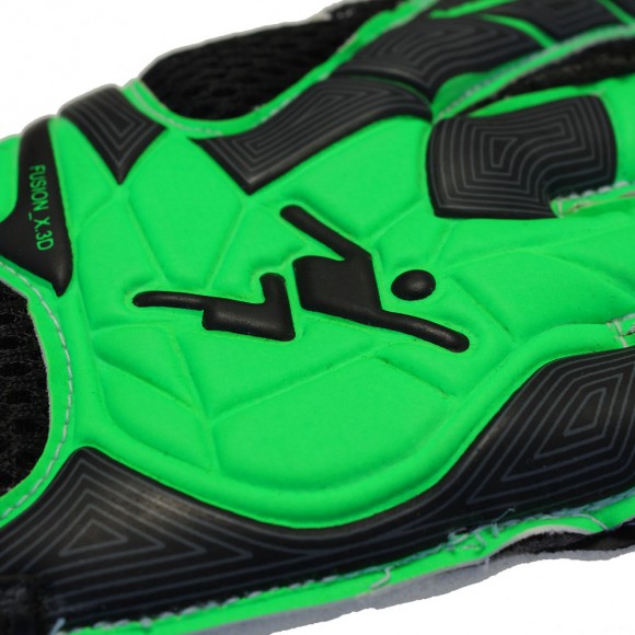 Precision Fusion_X.3D Flat Cut Finger Protect Goalkeeper Gloves