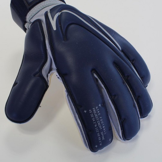 blue nike gloves