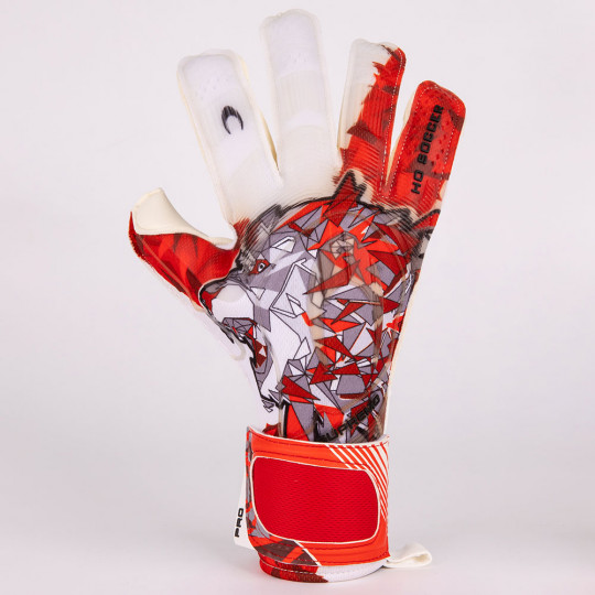 HO PREMIER SUPREMO ROAR ROLL/NEGATIVE Goalkeeper Gloves Red/White