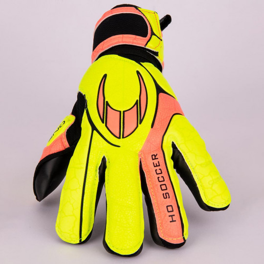 HO ONE NEGATIVE FLASH JUNIOR Goalkeeper Gloves Black/Fluo