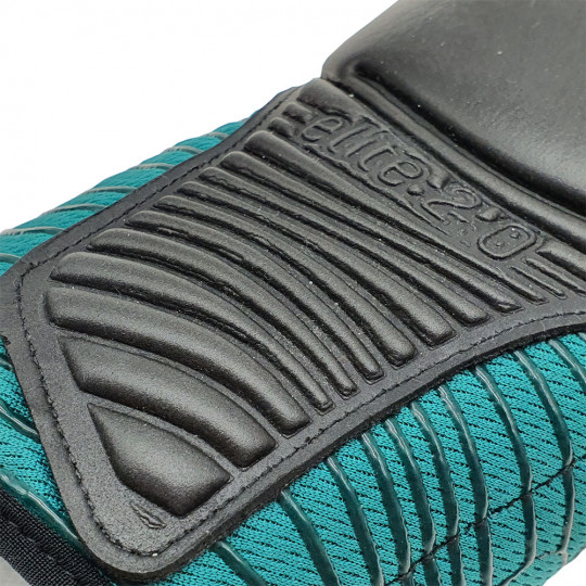 Precision GK Elite 2.0 Contact Junior Goalkeeper Gloves Teal/Fluo Oran