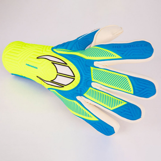 HO Soccer Phenomenon TX200 Negative Goalkeeper Gloves Fluo Yellow/Cyan