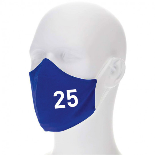 Personalised Face Mask/Covering Junior Royal Blue