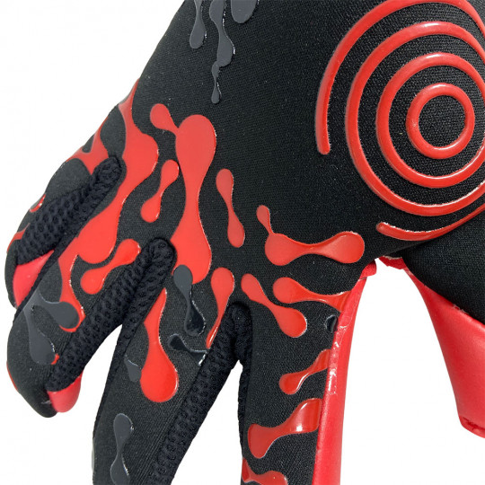 GG:LAB eXOME+MEGAGRIP PLUS Goalkeeper Gloves Black/Red