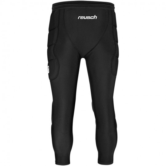  51175007700 Reusch Padded 3/4 Goalkeeper Short Black 