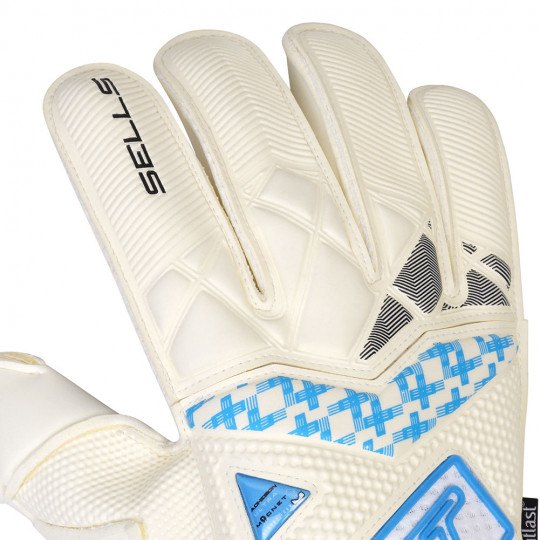  SGP202004 SELLS Wrap Aqua Ultimate Goalkeeper Gloves white/aqua blue 