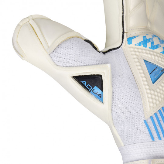 SGP202007 SELLS Wrap Aqua H20 Goalkeeper Gloves white/aqua blue 