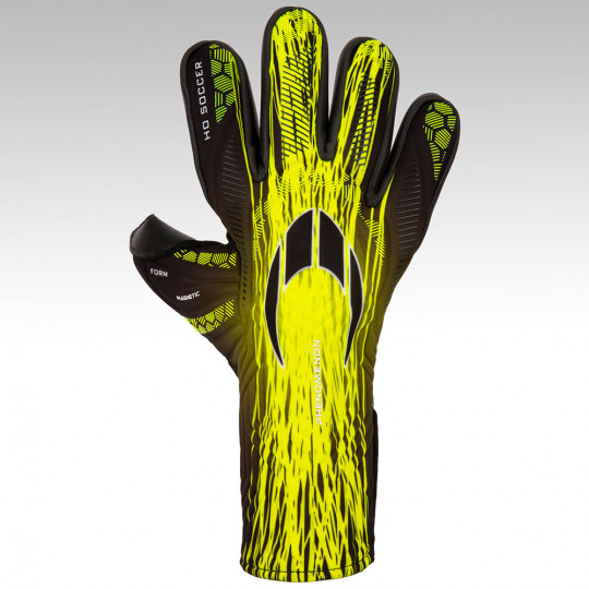 HO Soccer Phenomenon Magnetic Negative Goalkeeper Gloves Rocket Lime