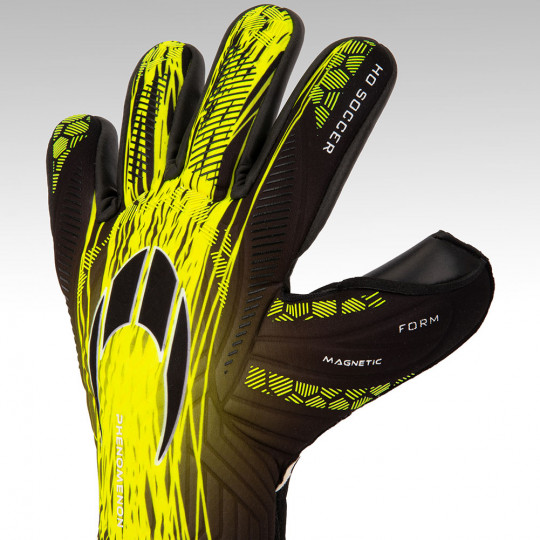 HO Soccer Phenomenon Magnetic Negative Goalkeeper Gloves Rocket Lime