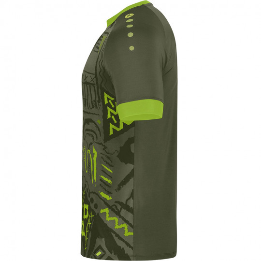 JAKO Tropicana GK Jersey SS Khaki/Neon Green