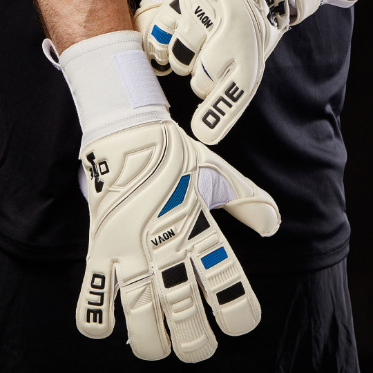 ONE Nova Type-1 Junior Goalkeeper Gloves White/Blue