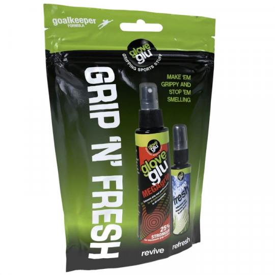 Goalkeeper GloveGlu MEGAGrip + Glovefresh Mini 