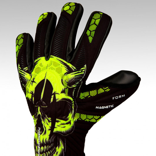 HO Soccer Phenomenon Magnetic Darkside Goalkeeper Gloves Black/Fluo